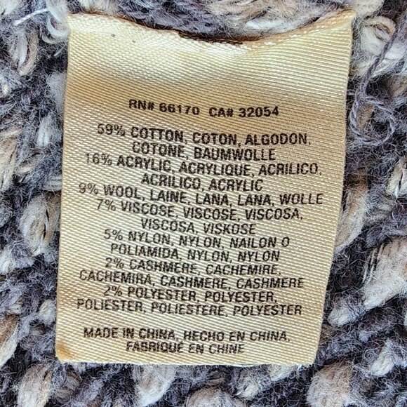 Angel of the North Womens XS Cardigan Tipperary Jacket Fringe Tweed Knit Sweater - Picture 9 of 11